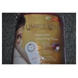 reversible warming throw. slumberrest.