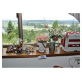 decor collection, cats, perfume, copper pitcher,