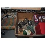 Misc. Bundle, Striped Basket, Gnome, Clappers,