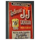 Redbreast Jj Liqueur Sign, Dublin Whiskey