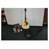 Yamaha Acoustic Guitar Bundle, Fd02, Case, Tuner