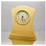 Vtg Bakelite Mantle Clock, New Haven Clock Co. Usa