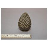 Bronze Cone Flower Finial, Heavy