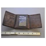 Vintage Pierre Cardin Leather Trifold Wallet