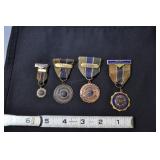 4 Vtg Medals, American Legion, 1980 Vice Comm.