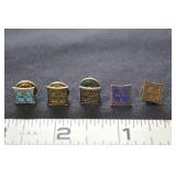 5 Vtg American Legion Cild Welfare 40/8 Pins-