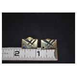 Vtg Terryberry Cufflinks, 24k.g.p.