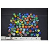 Vtg Catseye Translucent Marbles, 0 Shooters.