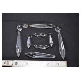 Vtg Assrtd Chadelier Crystals- Spearpoint,