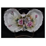 Vtg Butterfly Porcelain Dish,