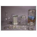 Assorted Vintage Glass Jars