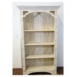 White Chalk Painted Wood Book Case,39x14x76"t