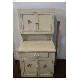 White Wooden Childs Baking Station, 23"w X 43.5"t