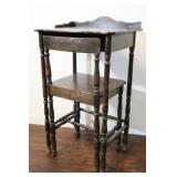 Vintage Imperial Telephone Desk With Chair, 33"t