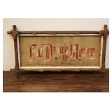 Eat Drink And Be Merry Antique Needlepoint, 26"x13