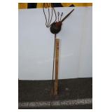 Blown Glass And Steel Green Butterfly, Approx. 60"