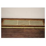 Vintage Wood And Metal Shelf 48"l, Fir Wood, Heavy