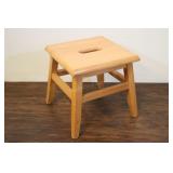 Small Wooden Stool 12"t