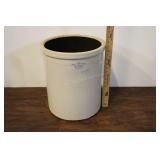 Vtg Robinson-ransbottom 8 Gallon "blue Crown", 17"