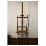 Large Easel On Casters, 68"t Adjustable For Large