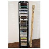 Cd Tower With Cd Cases, Didn