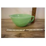 Jadite Green Batter Bowl Oven Ware Glass