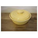 Vintage Bauer Ring Ware Yellow Casserole Dish, 7"
