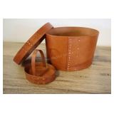 Oval Shaker Box And Basket,copper Nails,