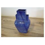 Blue Decor Vase, 7"