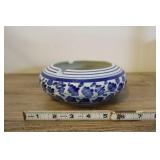 Blue And White Porcelain Ashtray