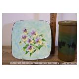 2 Piece Art Pottery By Snow Productions,