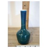 Blue-green Royal Haeger Bud Vase, 3x7"t