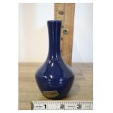 Royal Haeger Blue Bud Vase, 2.5x5.5"t