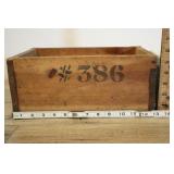 Small Home Made Wooden Box,13x5.5"t