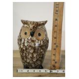 Ceramic Owl Vase, 5x9"t
