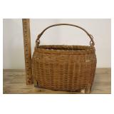 Antique Winnebago Indian Woven Wicker, 15x15"