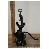 Antique Husqvarna Cast Iron Coffee Grinder Mill #9