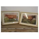 Ross Butler Framed Prints, Jersey Cow And Jersey B