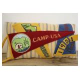 1951 Camp Commemorative Pilliow, 18"