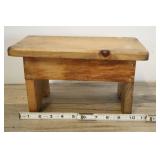 12" Wooden Stool,