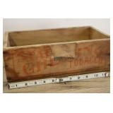 Stag Chewing Tobacco Wooden Crate, 12"