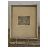 Margaret M. Kilburn Etching, "sand Pipers", Signed