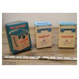 Vintage Chiilds Toy Miniature Washers, One Box