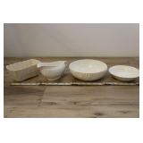 Assrtd Vtg Serving Ware, White, Franciscan Pottery