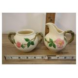 Vtg Franciscan Desert Rose Cream & Sugar