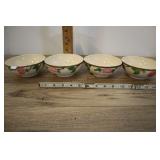 4 Franciscan Desert Rose Bowls. 2o2