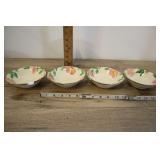 4 Franciscan Desert Rose Dessert Bowls, 3o3