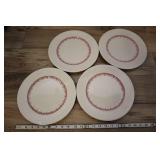 4 Vtg Staffordshire Shenango 10" Plate, 3o4