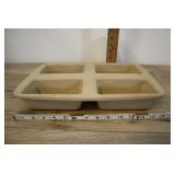 Pampered Chef 4 Mini Loaf Baking Dish.