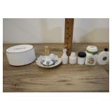Toiletry Bottle And Powder Collection.
